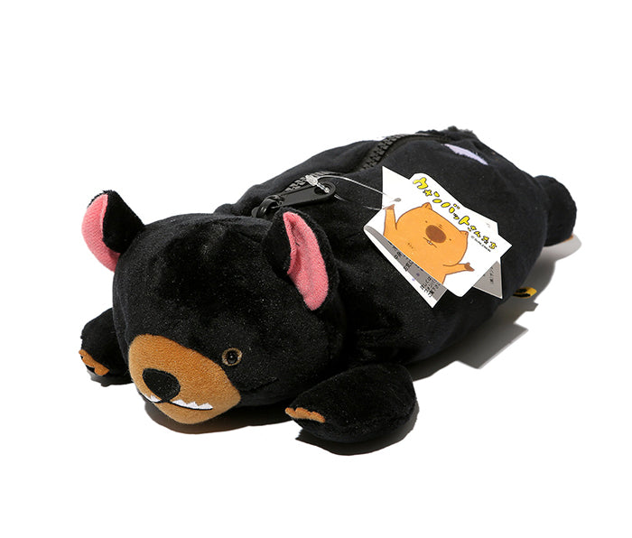 Cute Cartoon Animal Wombat Family Plush Pencil Case