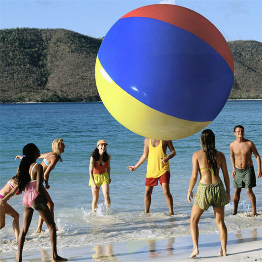 Inflatable Beach Ball Playing Water Polo Beach Volleyball Body