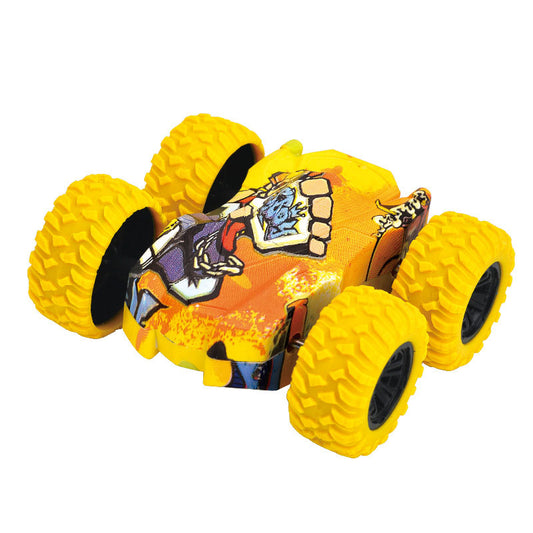 Climbing Bucket Double-sided Dual Inertia Car Four-wheel Drive Off-road Graffiti Car 360 Rotating Swing Model Boys Kids Toy