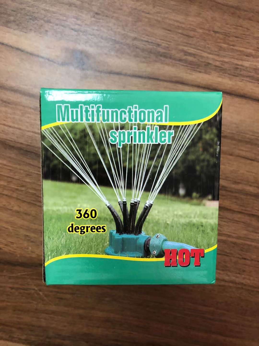 360 Degree Garden Automatic Multi-head Sprinkler Watering Sprinkler Gardening Tool Irrigation Sprinkler Shower