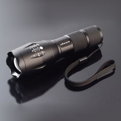 T6 Telescopic Focusing Strong Light Flashlight 18650 Rechargeable Zoom Bicycle Front Light