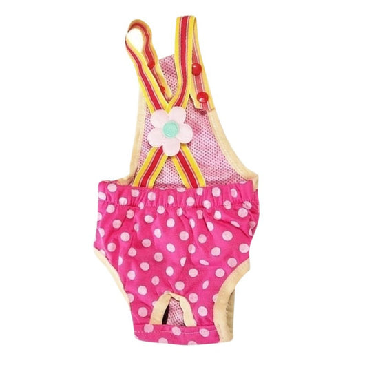 Pet Polka Dot Strap Physiological Pants Anti-harassment Panties