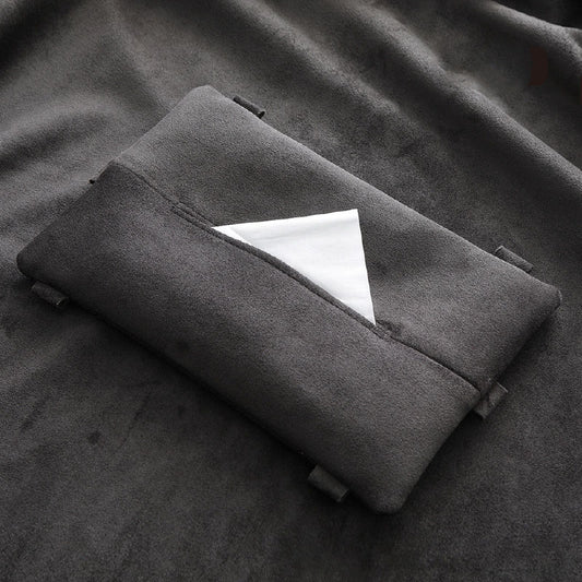 Creative And Simple Car Frizzled Fur Tissue Box