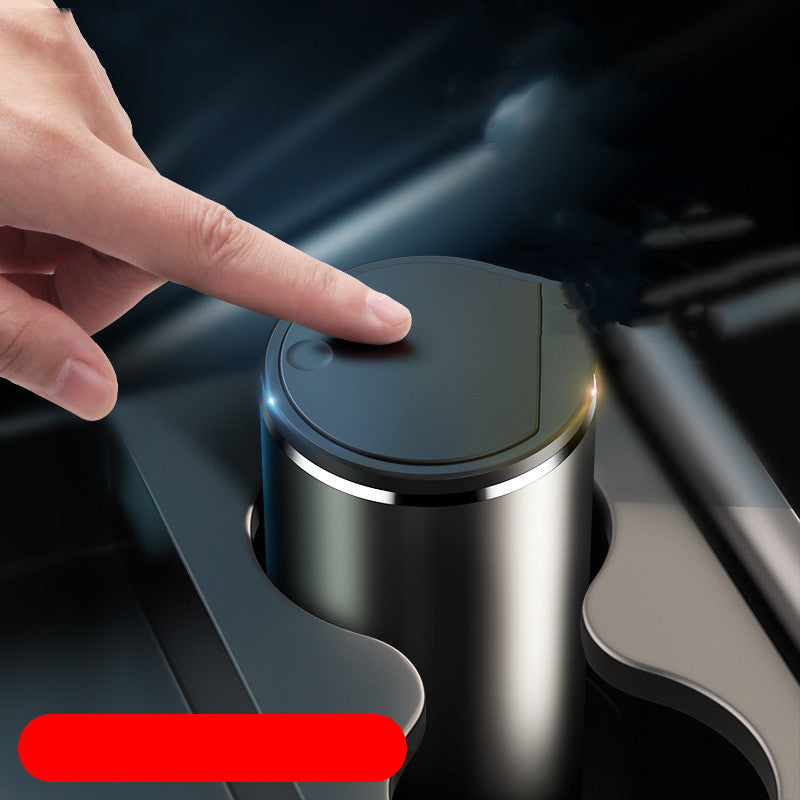 Front And Rear Rows Of Trash Bins In Cars