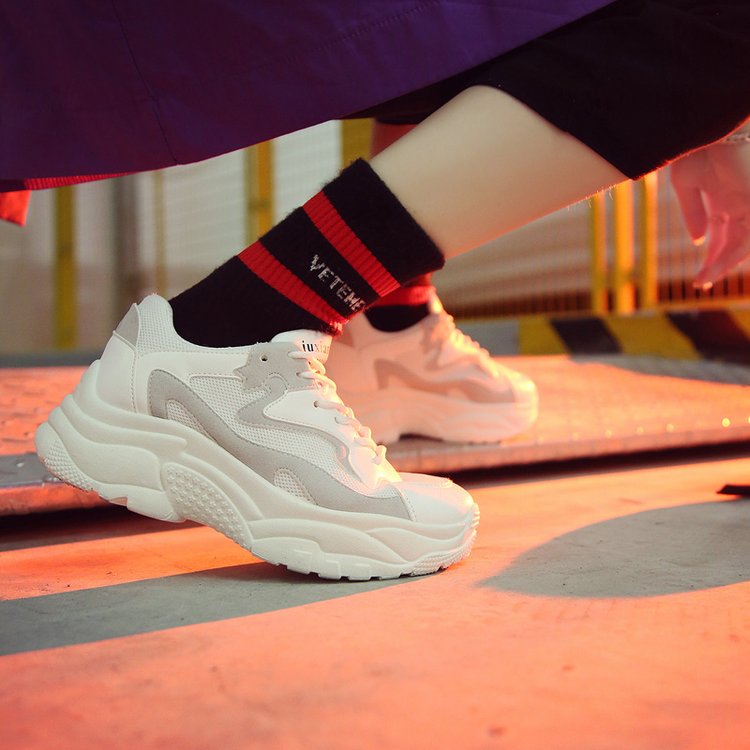 Korean students breathable single shoes wild casual shoes women's shoes running shoes