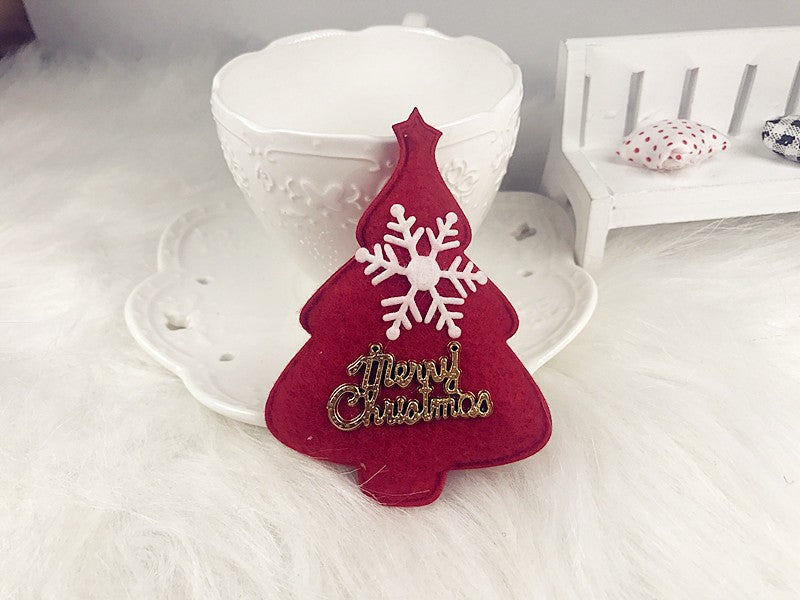 Plush Christmas Deer Tree DIY Headband Accessories