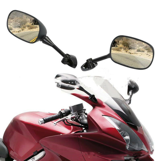 Motorcycle Plastic Black Rearview Mirror Reflector