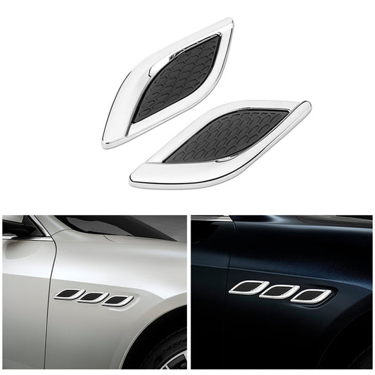 Car Decoration Shark Gill Simulation Air Outlet Labeling