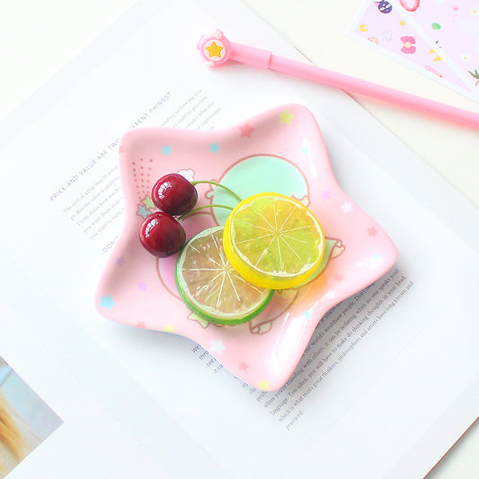 Korean Plate Kindergarten Children Baby Cute Creative Cartoon Fruit Plate