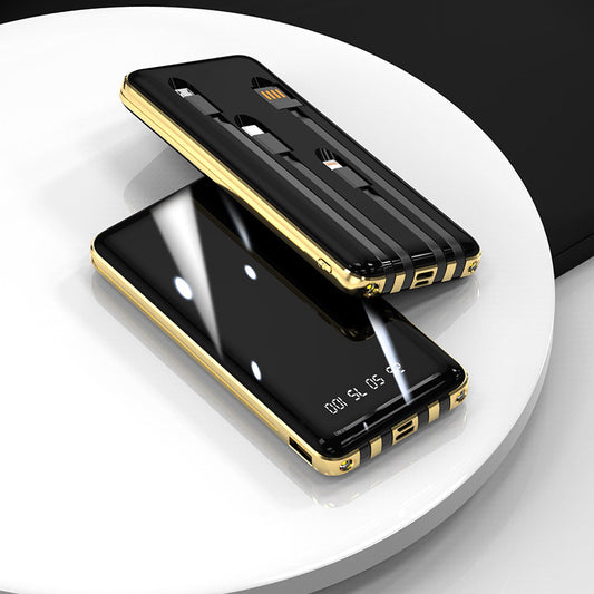 Comes With A Four-wire Digital Display, Thin And Compact 20000mAh Power Bank