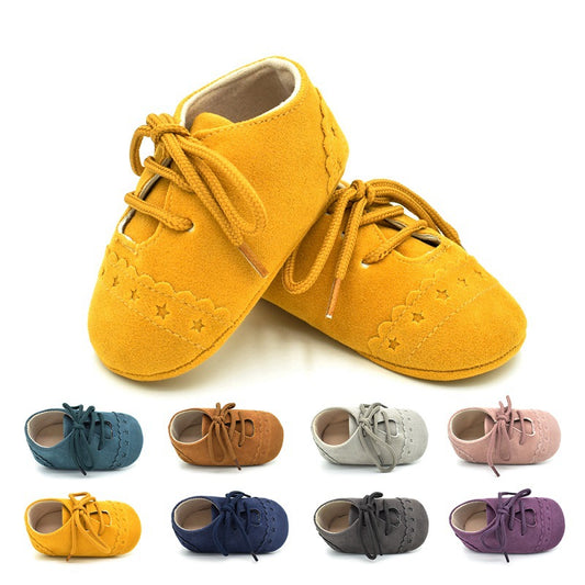Baby Shoes Spring And Autumn Flashing Lace Leisure 0-1 Year Old Baby Toddler Shoes Soft Sole Baby Shoes D701