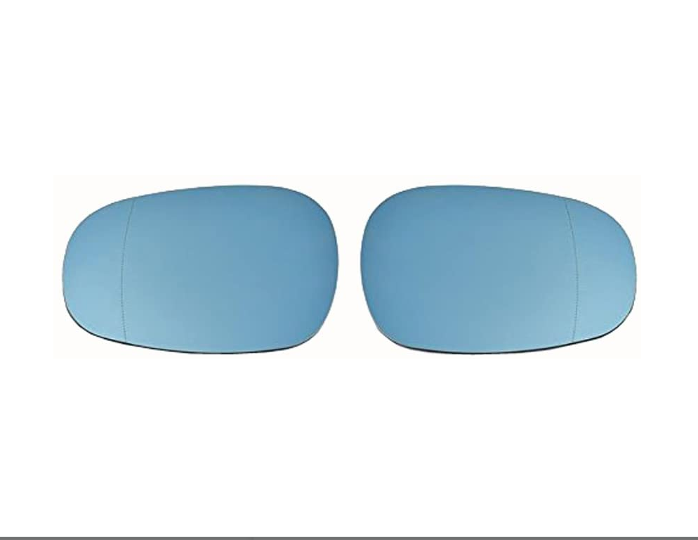 Rearview Mirror Lens With Heated Blue