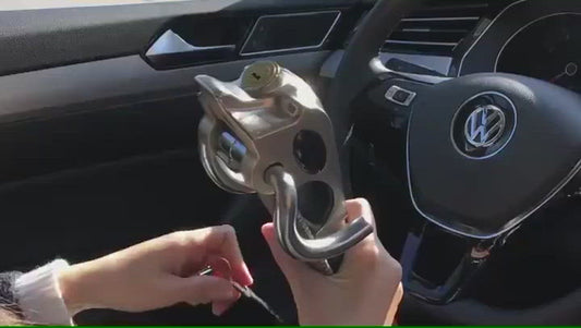 Car lock steering wheel lock anti-theft lock alarm air bag lock