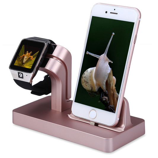 Suitable For Apple Mobile Phone Watch Plastic Stand Watch Two-in-one Charging Base Stand