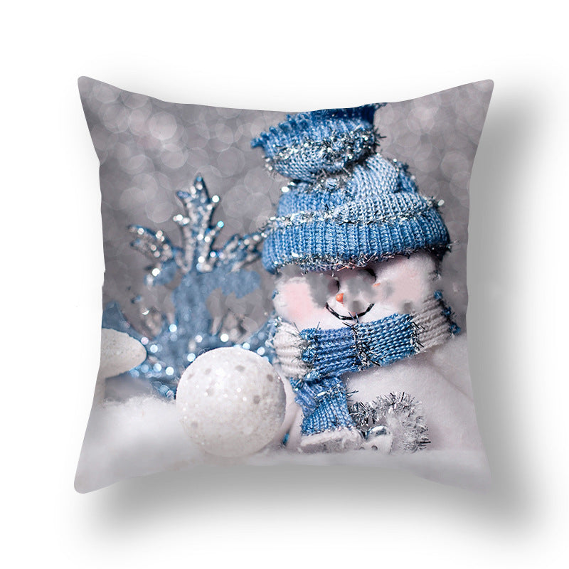 Christmas Pillowcase Cute Snowman Ins