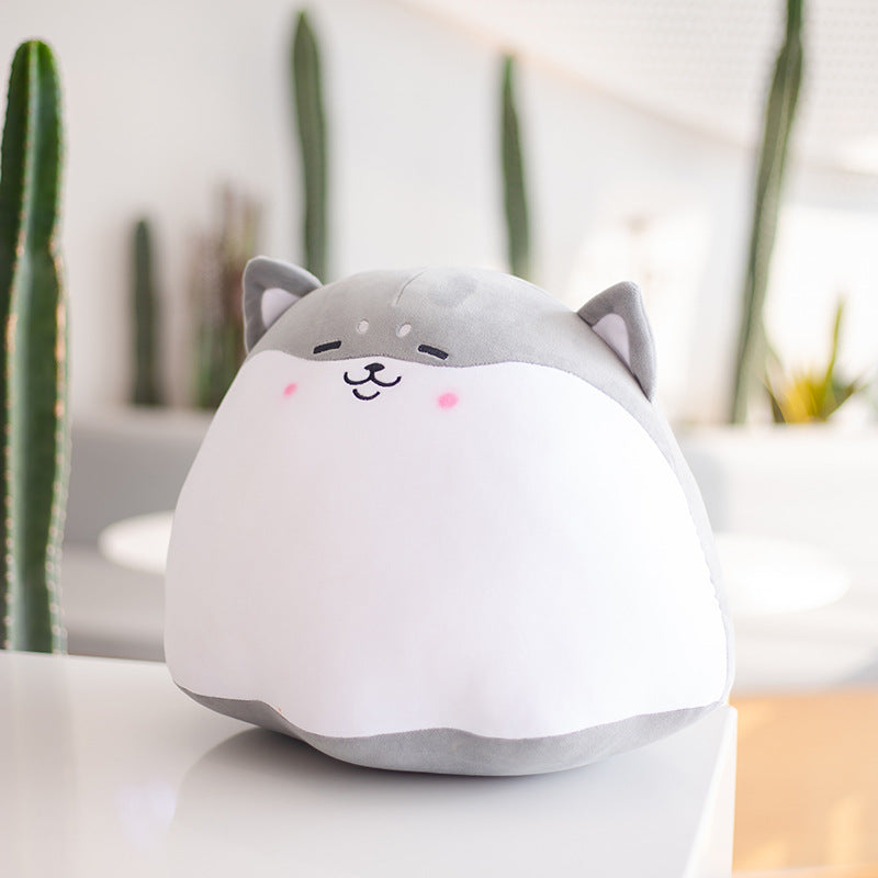 Creative Cute Pudding Shiba Inu Dog Plush Toy Doll