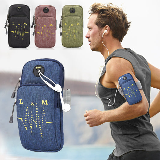 Running Mobile Phone Arm Bag Men And Women Sports Arm Bag Apple 7/8plus Waterproof Mobile Phone Arm Band Fitness Wrist Bag