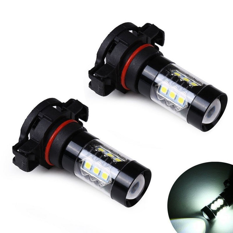 High-power LED fog lamp 80W H16 5202 Cree automobile headlamp anti-fog lamp black shell