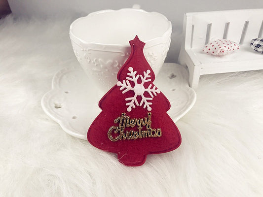 Plush Christmas Deer Tree DIY Headband Accessories