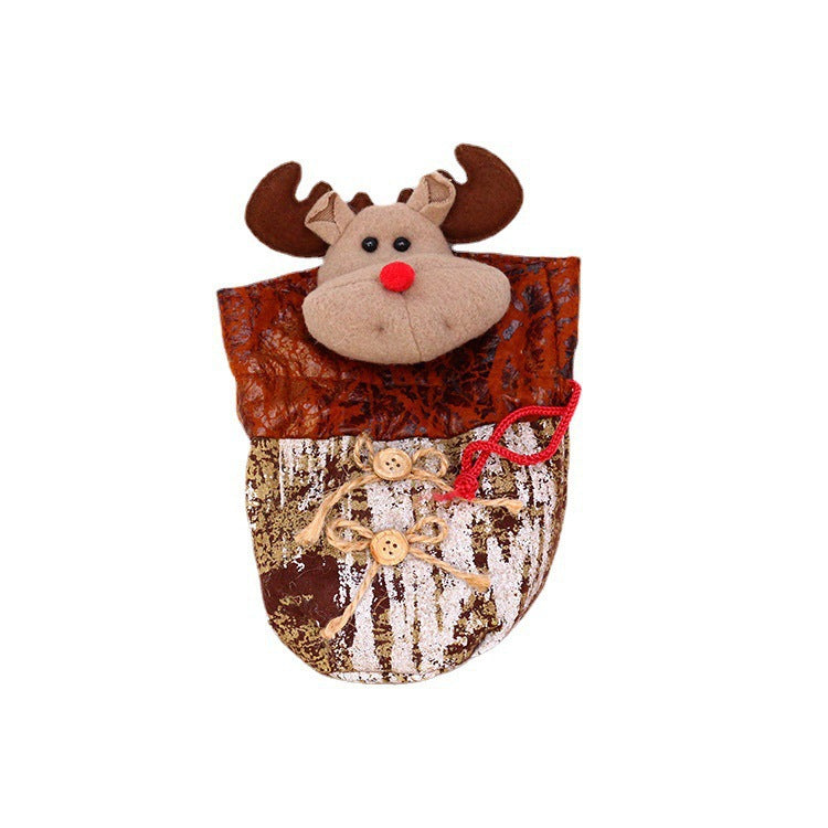 Christmas Cloth Gift Bag Christmas Deer Bear Fox