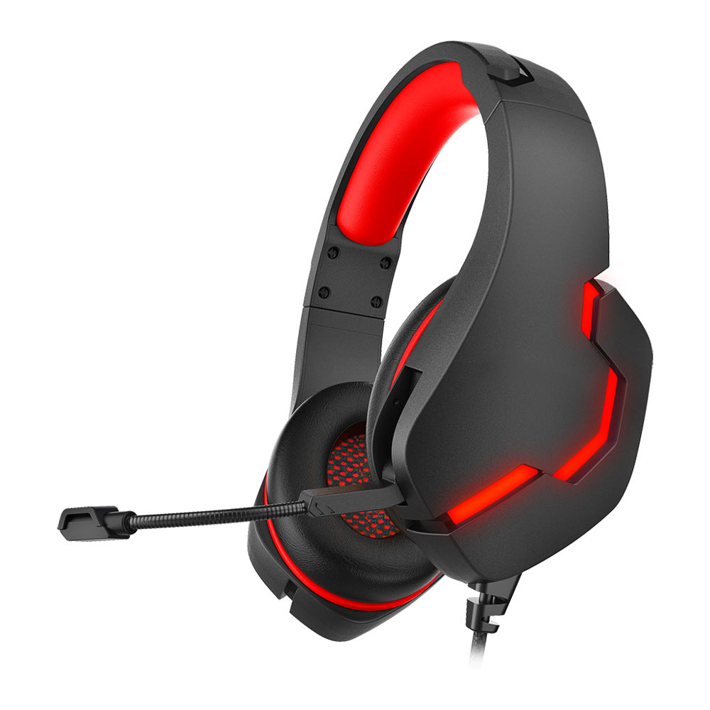 J10 3.5mm Gaming Headset With Mic And LED Lights Wired Headphones