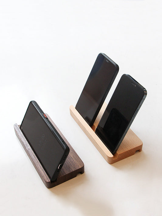 Compatible with Apple, Solid Wood Desktop Mobile Phone Holder Tablet Universal Ipad Holder