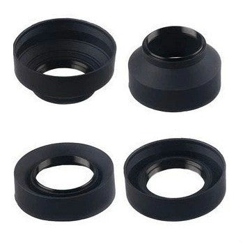 Three-purpose rubber hood