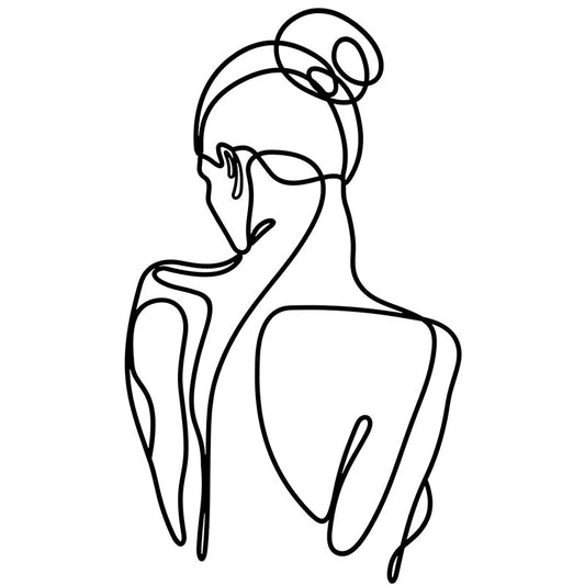 Home Art Abstract Metal Decoration Wall Pendant