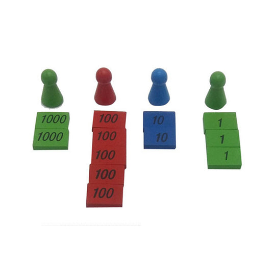 Early Education Educational Wooden Toys Digital Teaching Aids