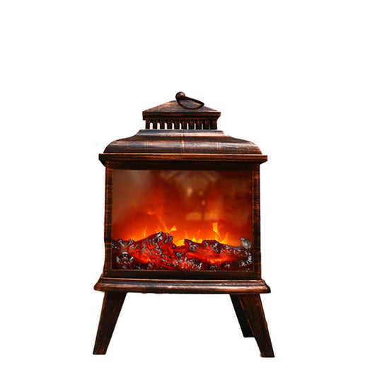 LED Simulation Flame Christmas Decoration Fireplace Light