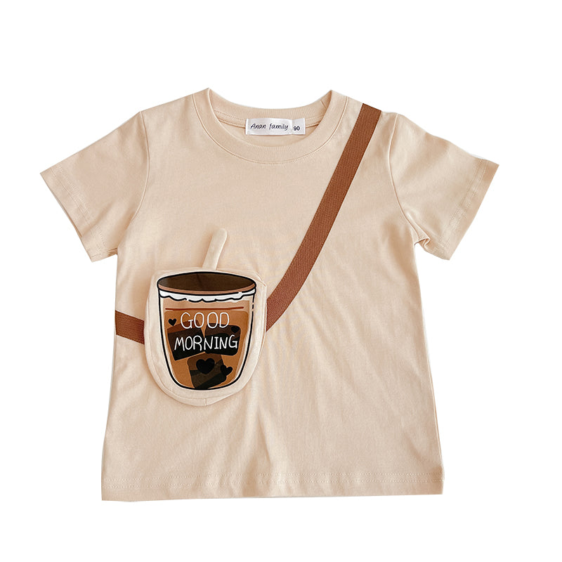 Baby Hayi A Family Of Three Or Four Mother And Daughter In Foreign Style Short-sleeved T-shirt