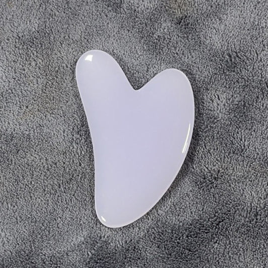Resin Beeswax Heart-shaped Facial Scraper