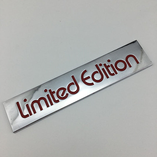 Limited Edition Car Logo Wordmark Limited Edition