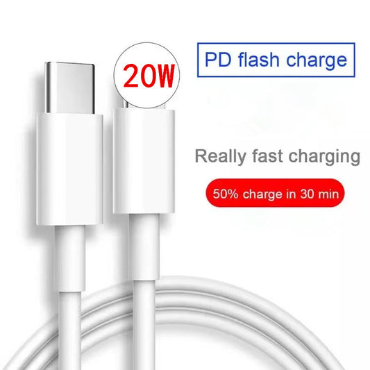Fast Charging Cable 18W 20W Pd Fast Charging 2A Data Cable