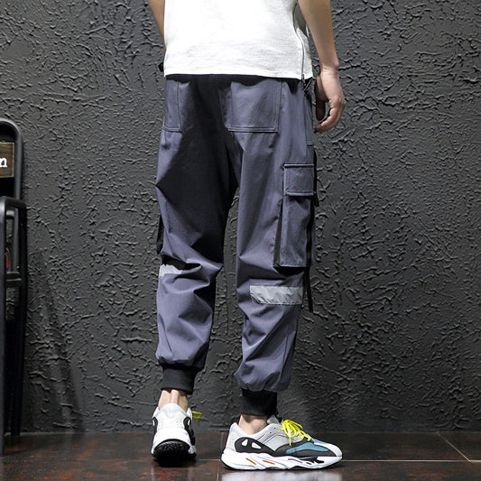 Men's New Trendy Nine-point Beamed Harem Pants Loose And Casual