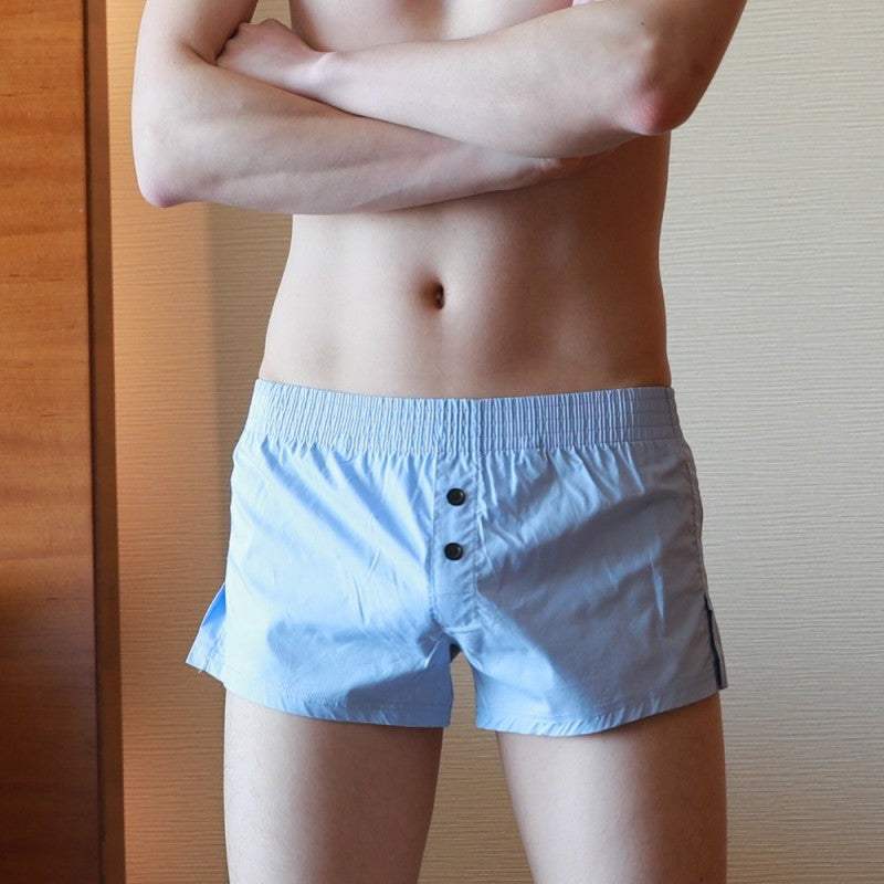 Men Casual Small Split Boxer Briefs