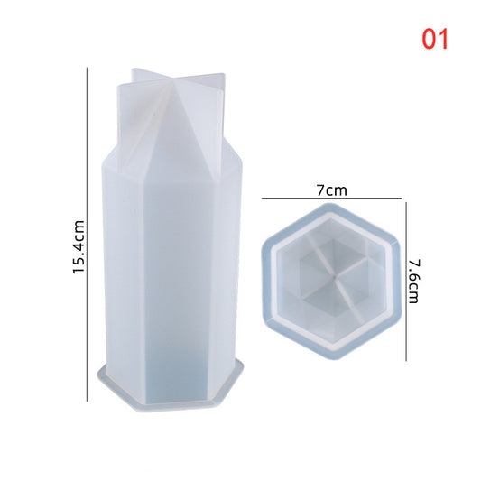 Crystal Epoxy Silicone Candle Making Mold