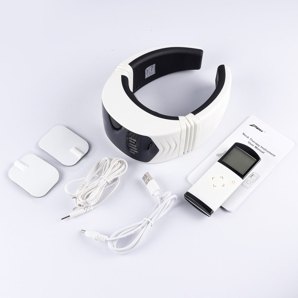 Household Cervical Spine Heating Pulse Health Care By Multifunctional Neck Protector Remote Control