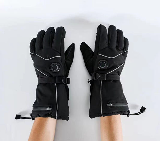 Temperature Regulating Electric Heating Gloves For Outdoor Riding