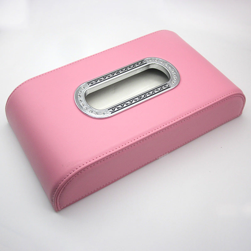 Factory Direct Sale Tissue Box With Diamond Ring