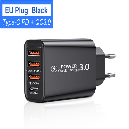 U.S. And European 3USB Mobile Phone Adapter