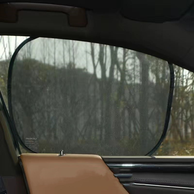 Magnetic Car Curtains Window Shade for Side Windows Baby Sun Shade Protection Adjustable Foldable Car Accessories