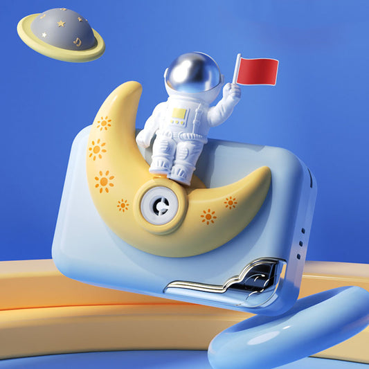 New Girl Heart Ins Camera Toy Hand-held Automatic Bubble Blowing Machine