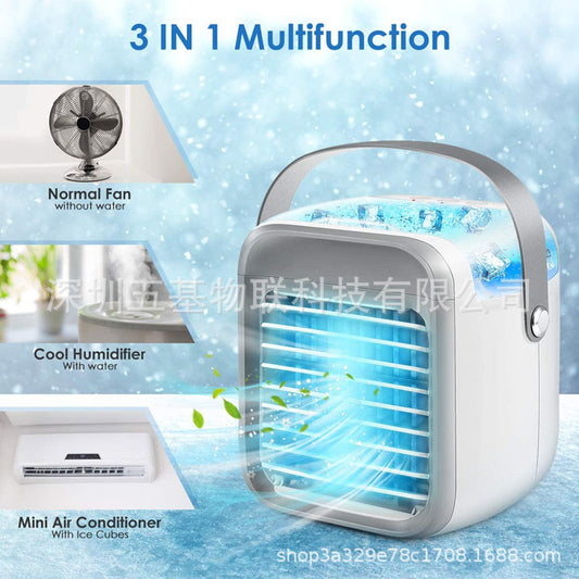 Usb Air Cooler Portable Small Water Cooling Fan Cross-border New Mobile Mini Air Cooler Spot