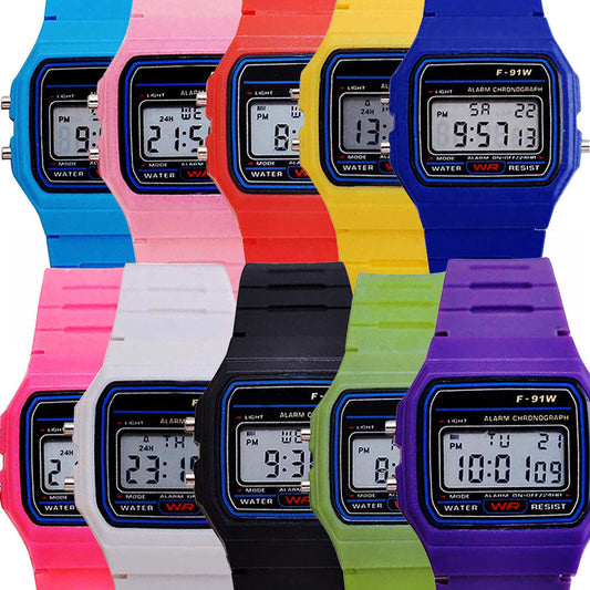 Sports Electronic Watch Multi-function Ultra-thin Luminous Alarm Clock Children's Electronic Watch
