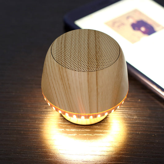 New Portable Mushroom Bluetooth Audio Small TWS Pair Box LED With Night Light Net Red Charging Speaker Gift