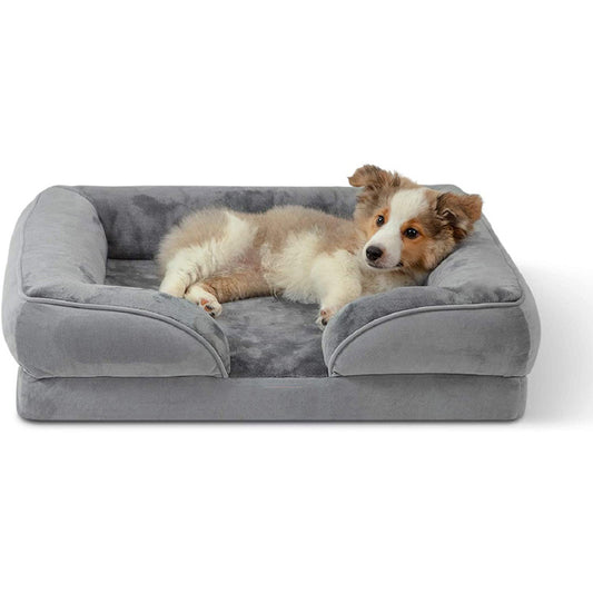 Removable And Washable Pet Sofa Bed Dog Bed Cat Bed Massage Orthopedic Functional Dog Bed Is Not Easy To Deform, Breathable And Comfortable
