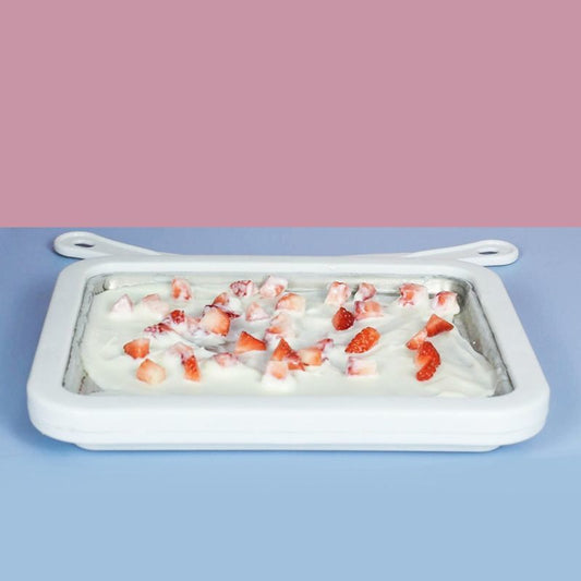 Thick-cut Fried Yogurt Machine Household Small Children's Mini Ice Cream Homemade Fruit Ice Tray Free Plug-in Electric Ice Cream