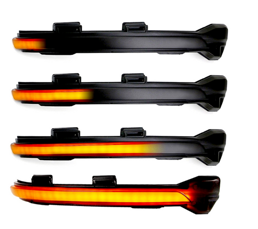 Rear View Mirror Yellow Running Water Light