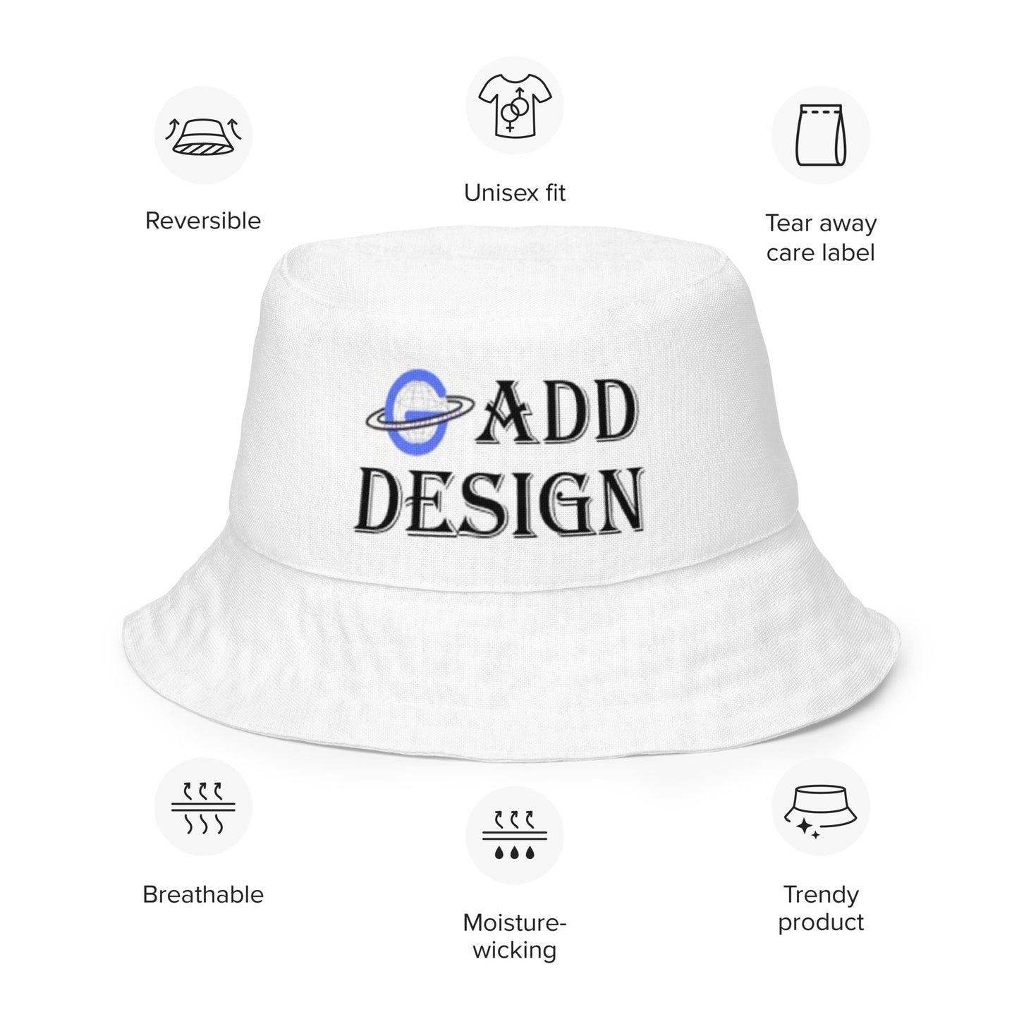 Reversible bucket hat